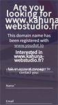 Mobile Screenshot of kahuna-webstudio.fr